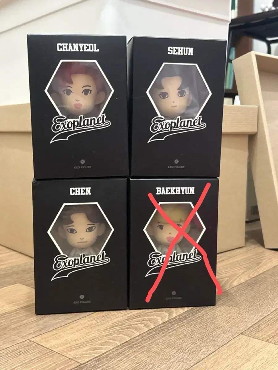 EXO Planet Figure (Sehun/Chanyeol/Chen) Exo Poca X