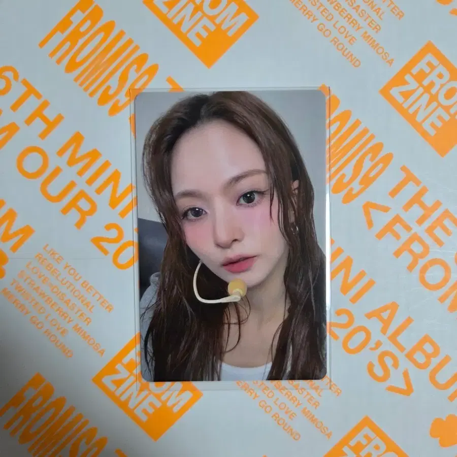 프로미스나인 일본 타워레코드 럭드 이나경 포카