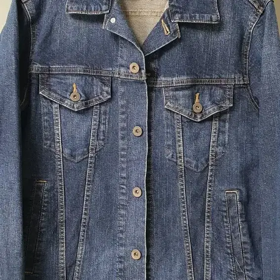 유니클로 스판데님자켓 L 100호
