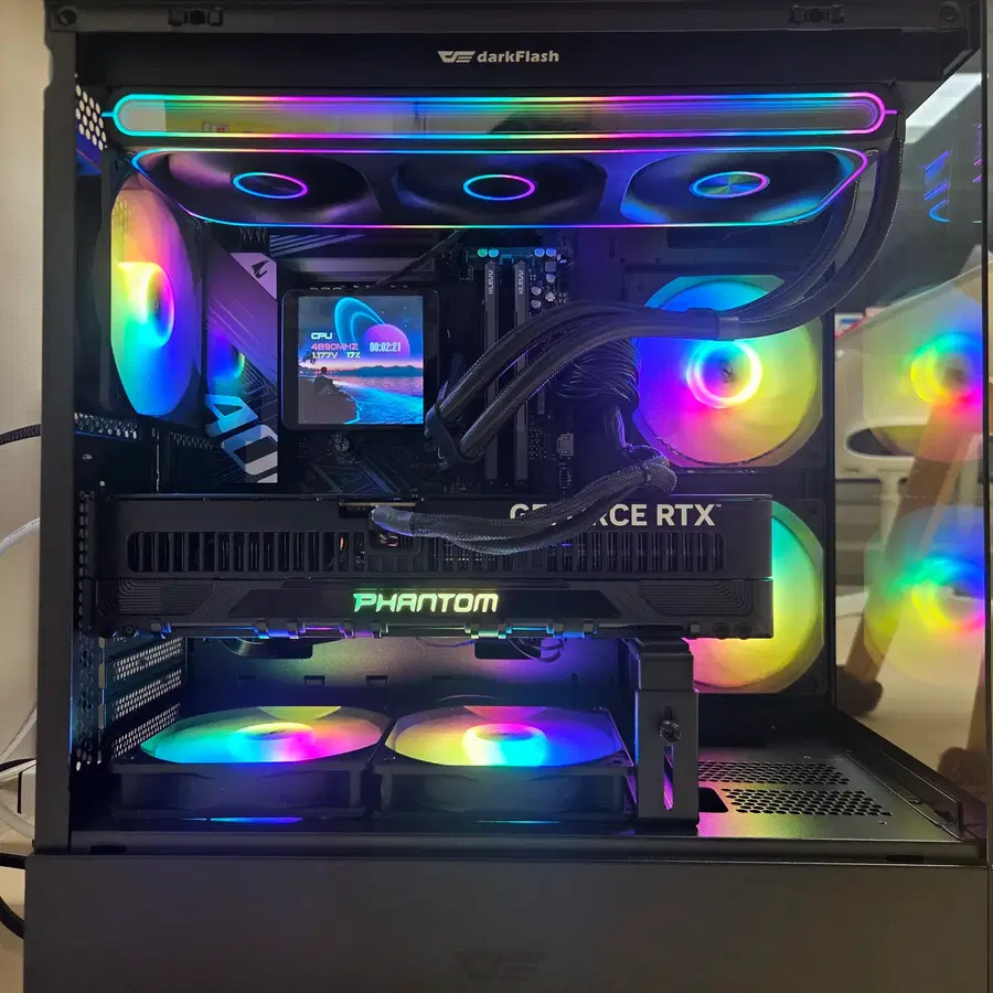 9800x3d, b850m wifi, rtx 5080 팬텀 본체