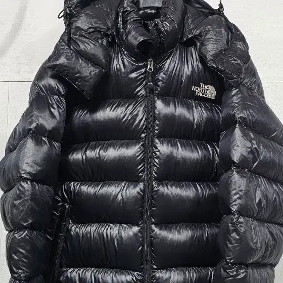 노스페이스 700 롱패딩 블랙