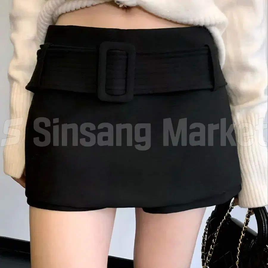 [빠른발송] new 베니벨트스커트 벨트포함 속바지 sk pt