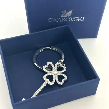 SWAROVSKI 클로버 열쇠 키링 참