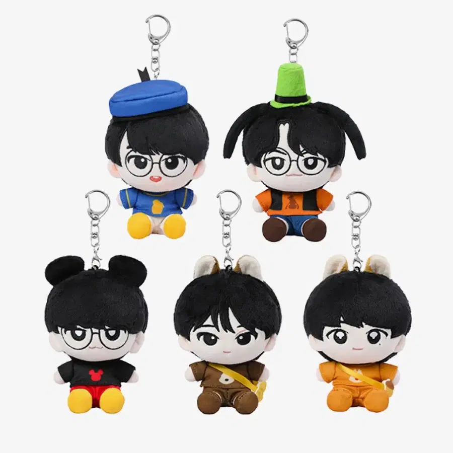 Disney T1 디즈니 티원 인형 키링 - 도오페페케 일괄