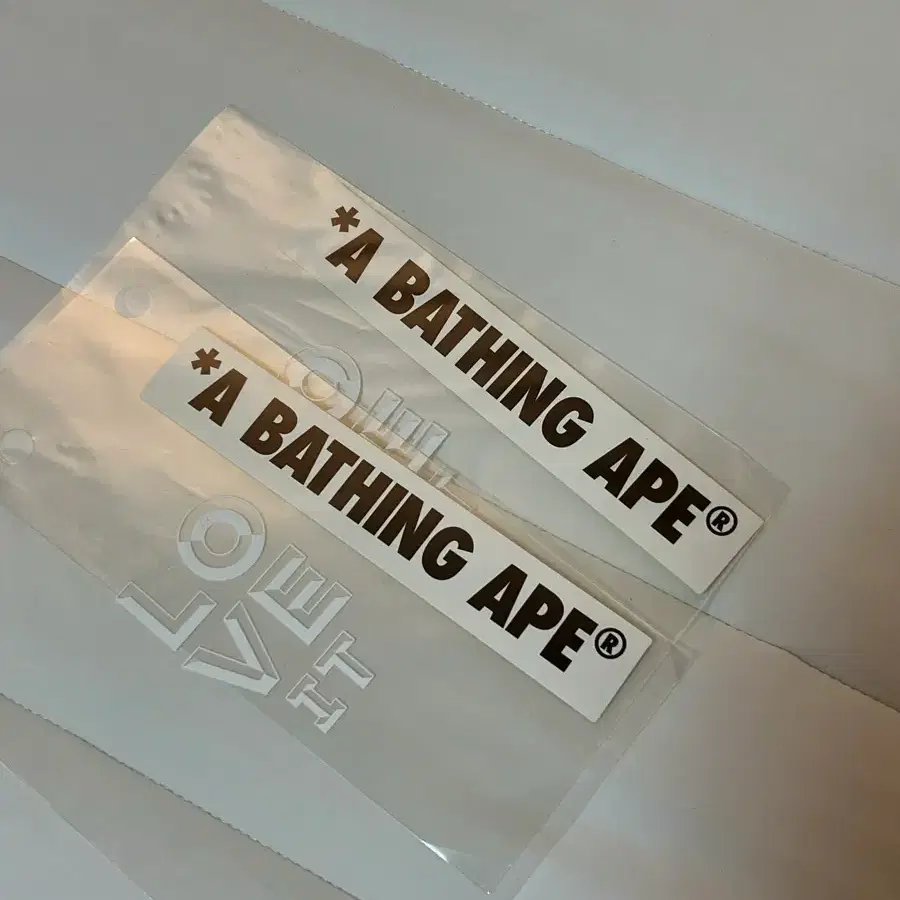 베이프 BAPE / A BATHING APE 레터링 스티커