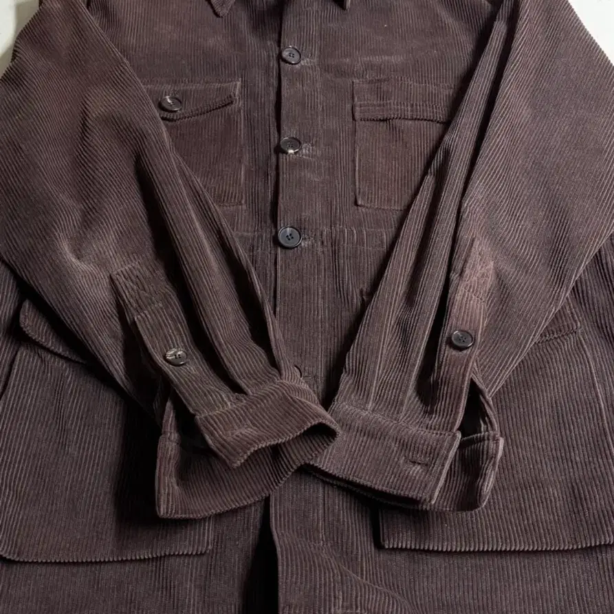 에브리웨어 everywear 코듀로이 사파리 자켓 브라운