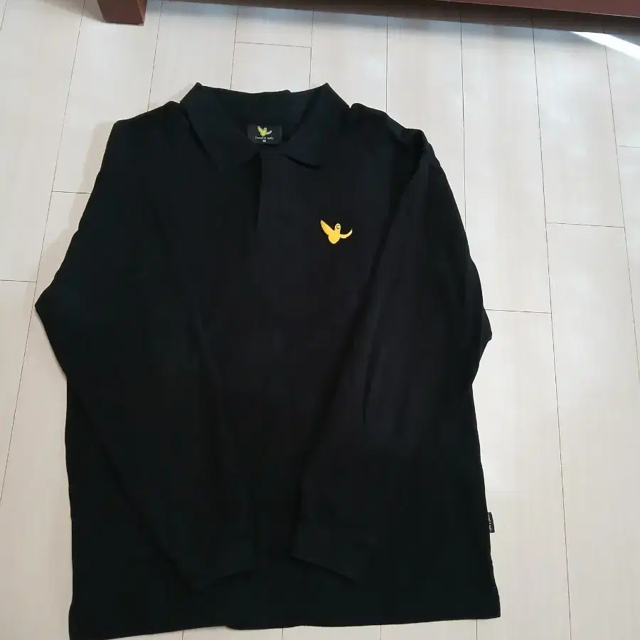 라이풀 롱슬리브 폴로 블랙 100 1번착용 세탁완료