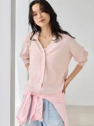 밴야드 스톰 와이드 리브 가디건 워셔블