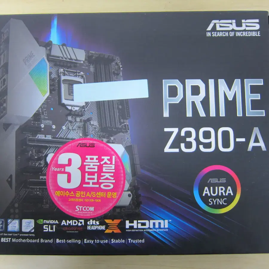 [1151v2소켓] ASUS PRIME Z390-A