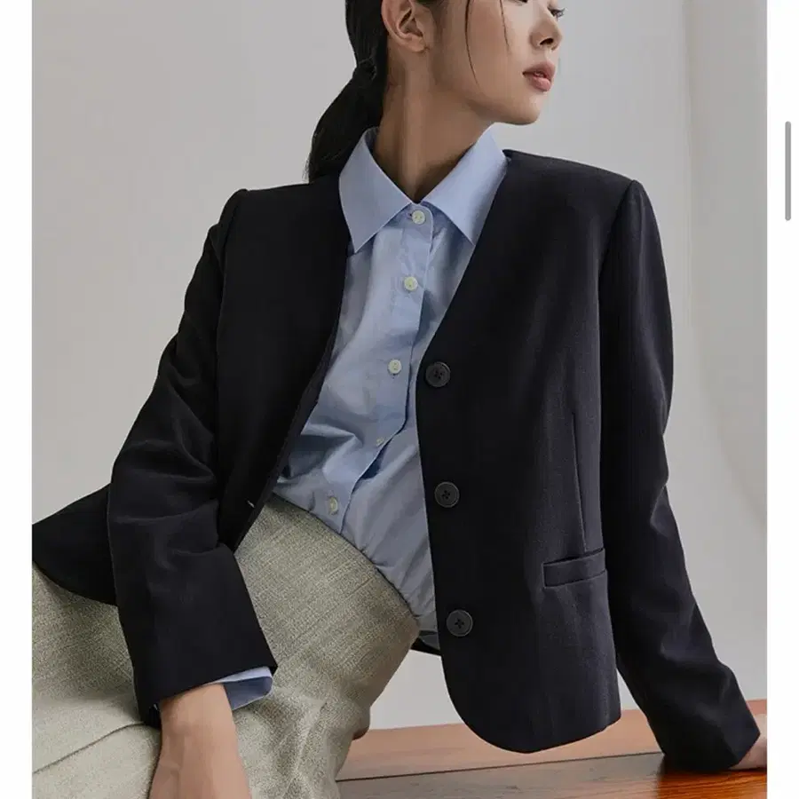 미쏘 네이비 자켓