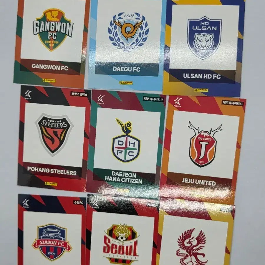 축구카드) 2024 k리그 파니니 구단 카드 판매