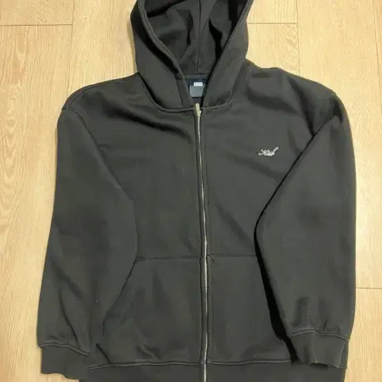 KITH 후드 집업 블랙 L