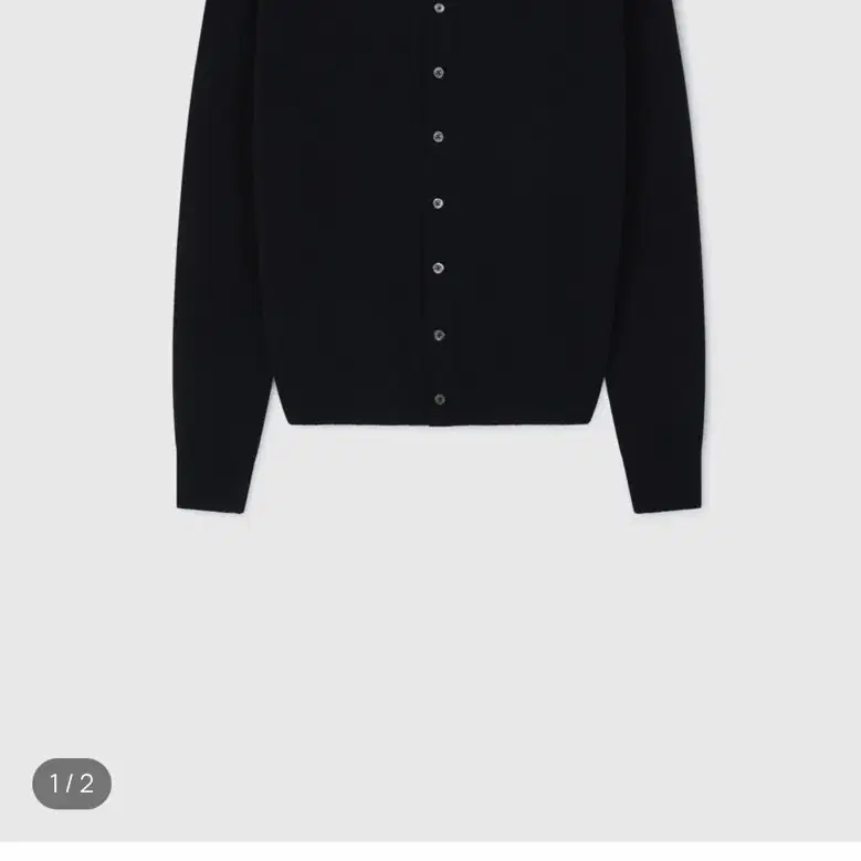 타일레 메리노 클래식 가디건 블랙 1