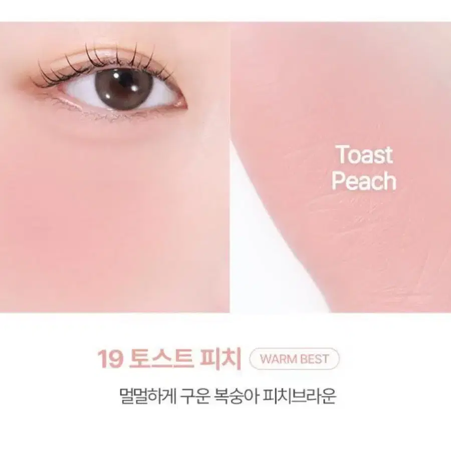 VDL 치크스테인 블러셔 19 토스트피치