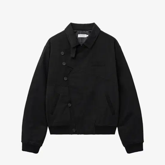 미세키서울 맨 Diagonal panel padding jacket BLACK 3
