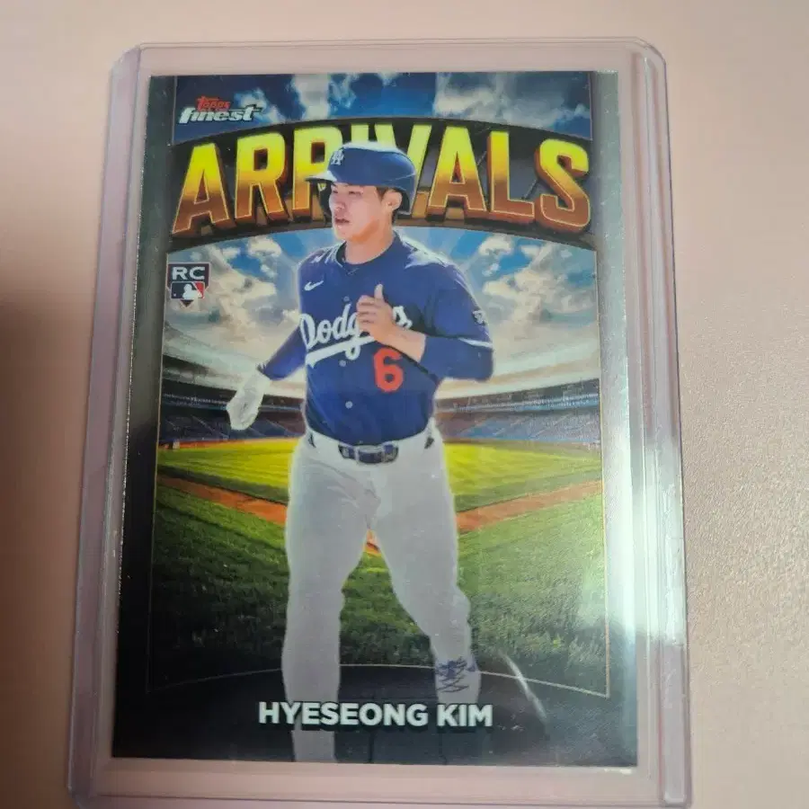 김혜성 2025 Finest Arrivals 루키 카드
