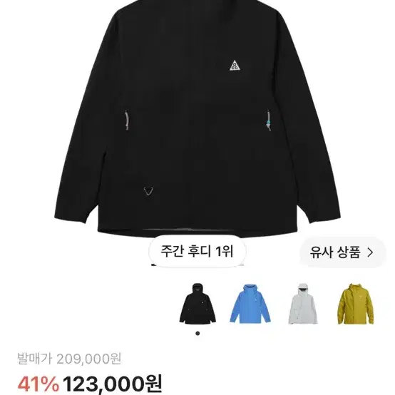 나이키 acg 스톰핏 케스케이드 자켓