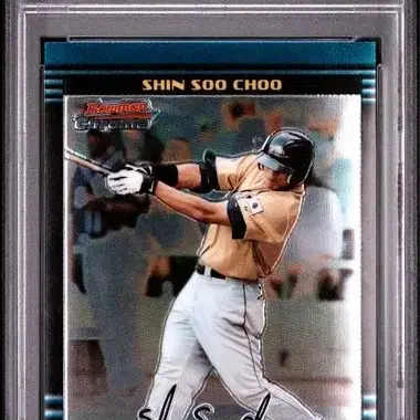 [PSA 9] 2002 Bowman Chrome Draft Picks & Prospects Shin-Soo Choo Rookie Card 추신수 루키 사인카드