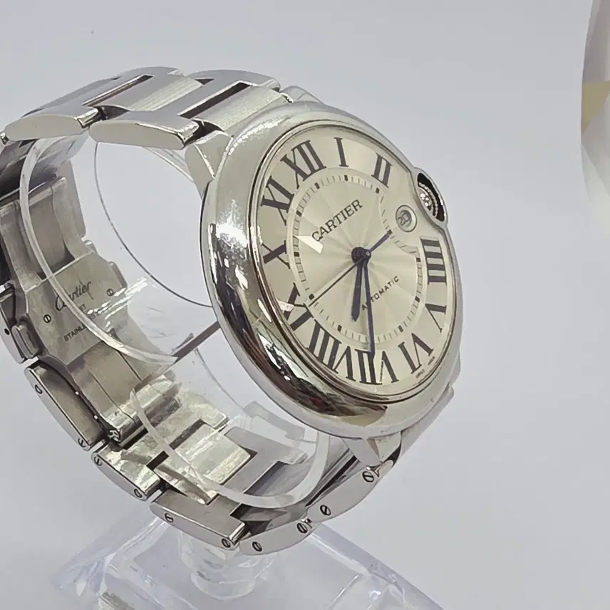 까르띠에 [A급] 발롱 블루 42mm 오토매틱 남성 메탈 손목시계 사진 6