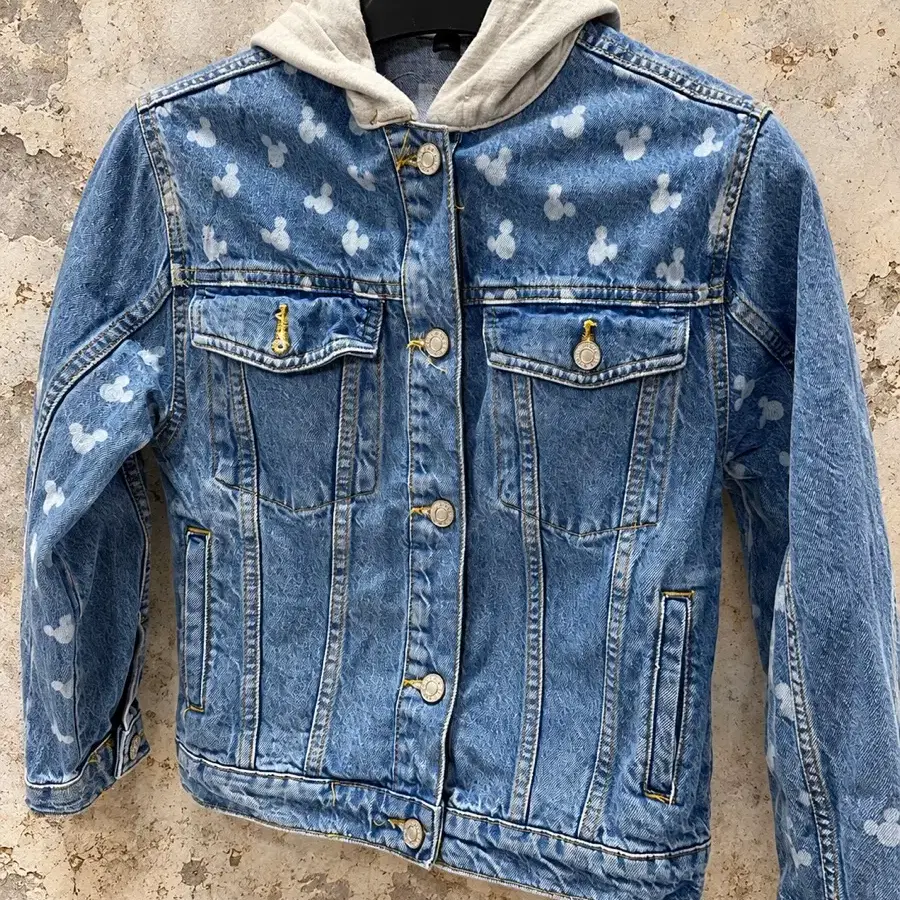 ZARA Disney Mickey Mouse Denim Jacket 미키마우스데님자켓 10살