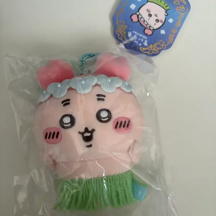 치이카와 극장판 인어섬의 비밀 카니 마스코트 키홀더 키링 봉제인형 쿠리만쥬 모몽가 우사기