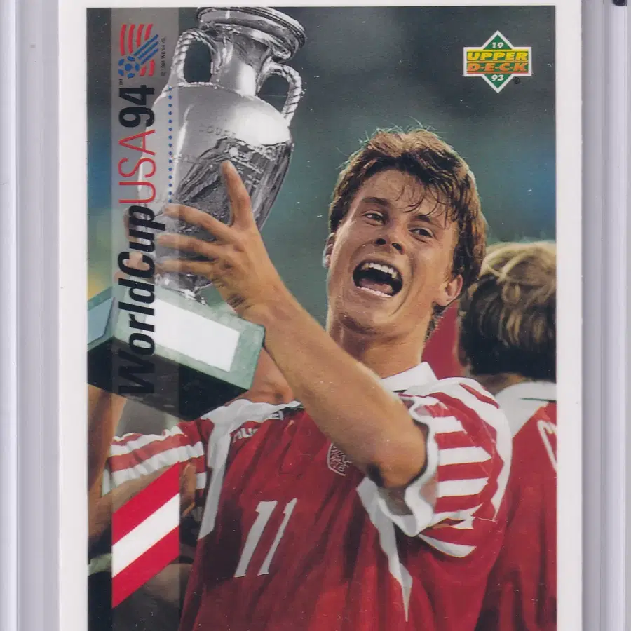 1993 어퍼덱 브라이언 라우드럽 덴마크 월드컵 축구 카드