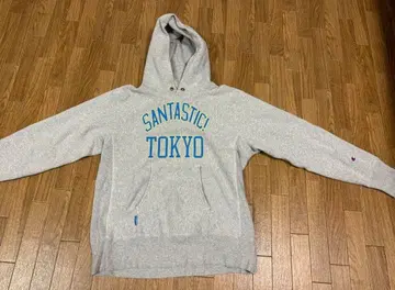 챔피온 리버스 위브 후드티 그레이 [ santastic! ]