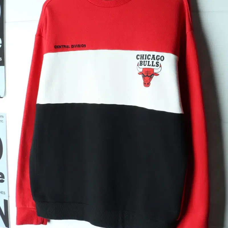 (L-XL) NBA 엔비에이 맨투맨 티셔츠 시카고불스 기모-H40841