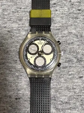 박스 포함 새상품 배터리 SWATCH CHRONO 크로노