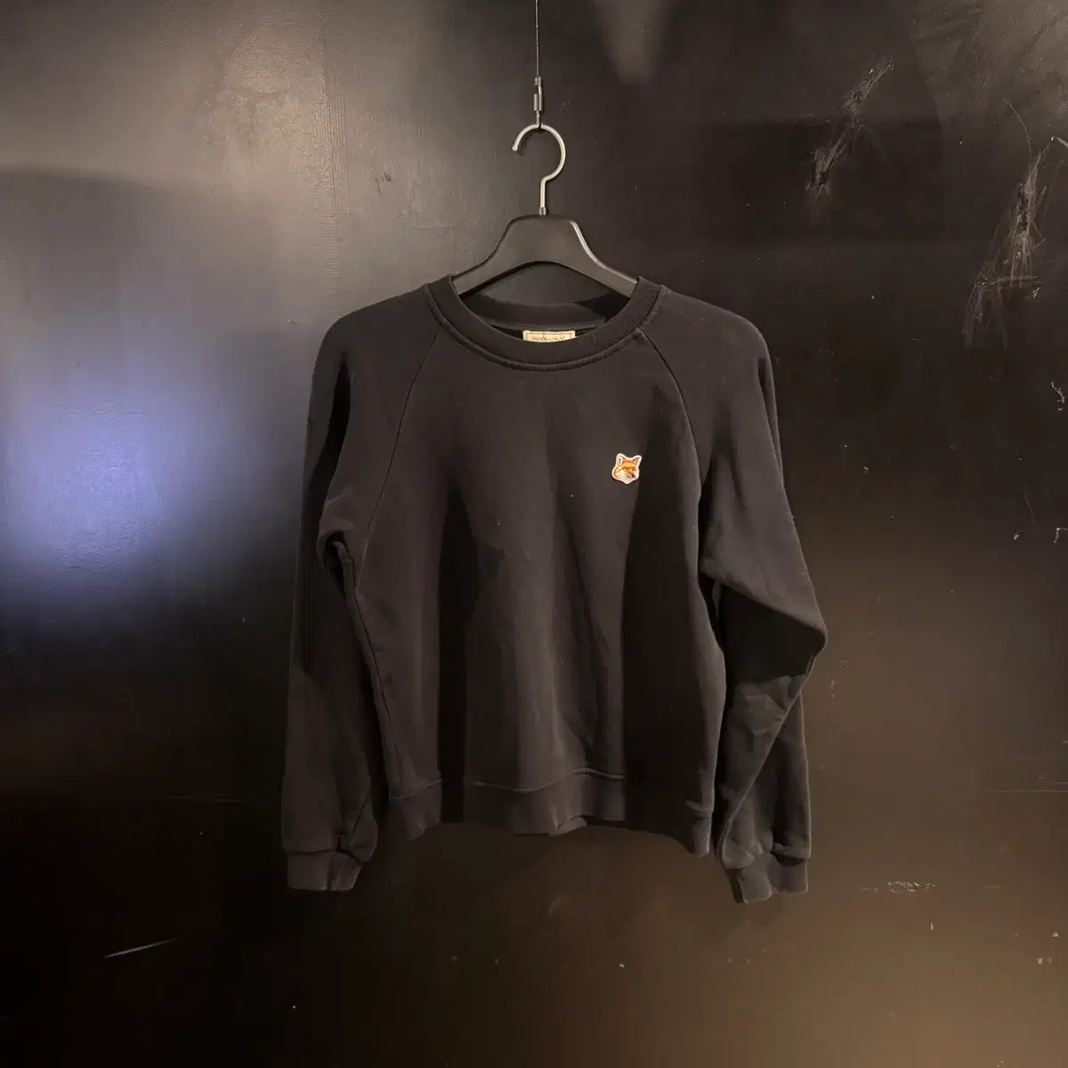 Maison Kitsuné Fox Black Sweatshirt