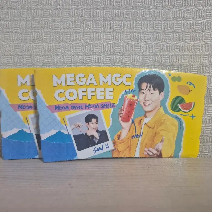 메가커피 컵홀더 굿즈 손흥민