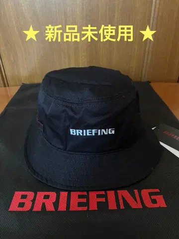 미사용 새상품 BRIEFING 브리핑 햇 블랙 택 포함