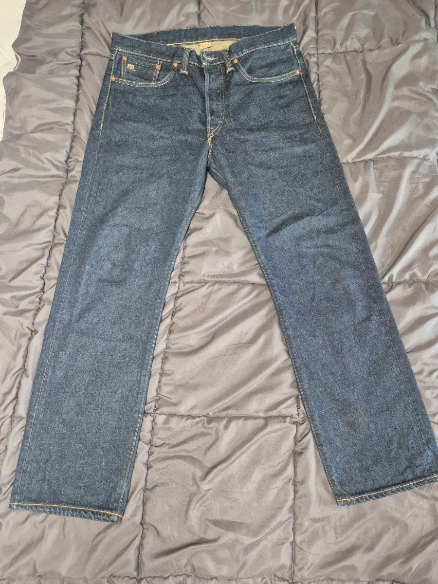 RRL Straight Leg One Wash Selvedge Denim 33/30