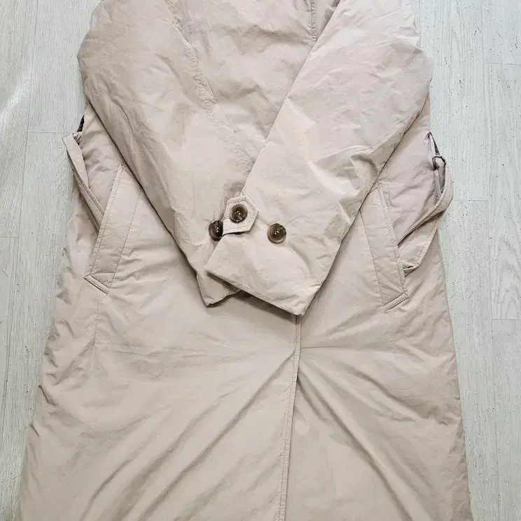 아이잗커넥트 거위털 롱 패딩 85