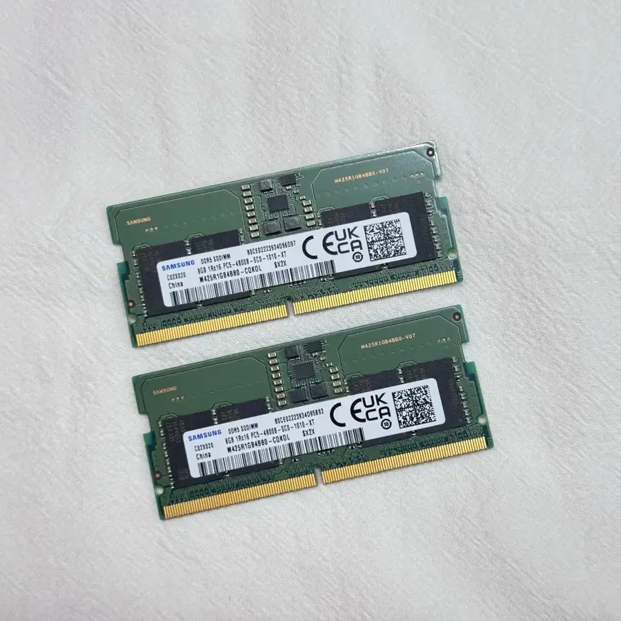노트북램 삼성 DDR5 4800 8GB 2개