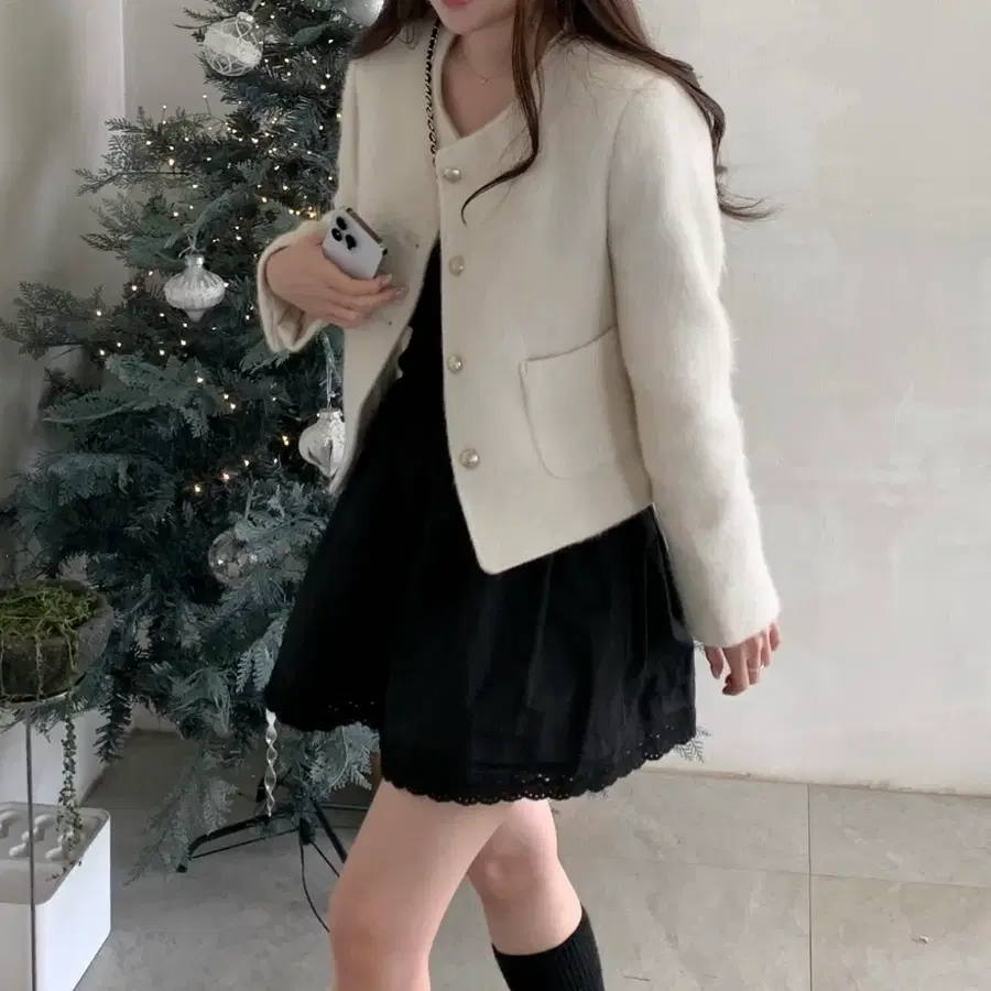 새상품) 리올 알파카 자켓
