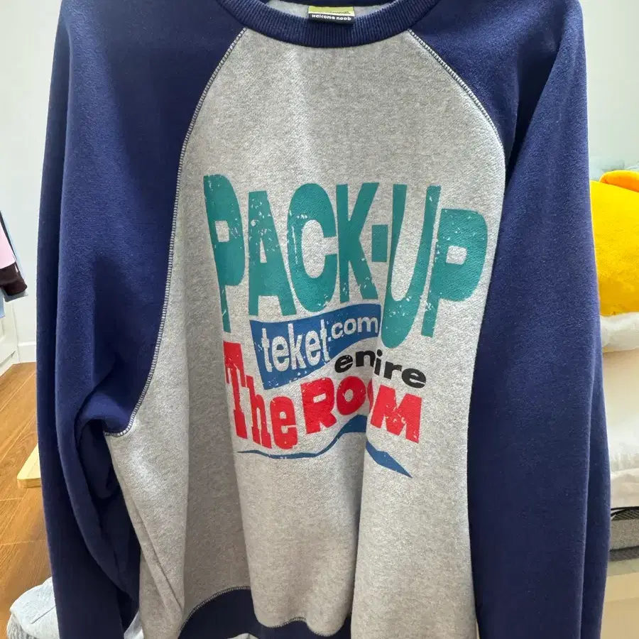 테켓 teket packed-up sweatshirt 맨투맨 티셔츠