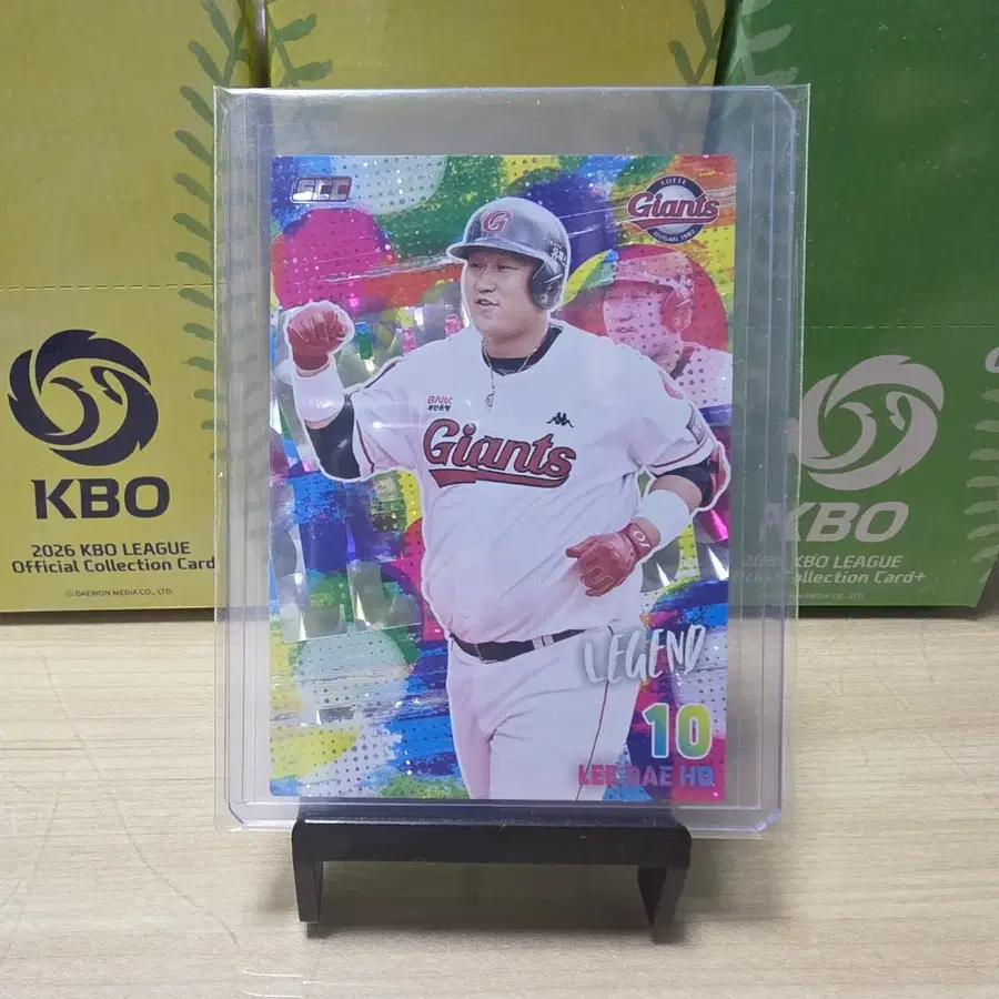 2026 scc kbo 오피셜 롯데자이언츠 이대호 홀로페레럴 판매합니다.