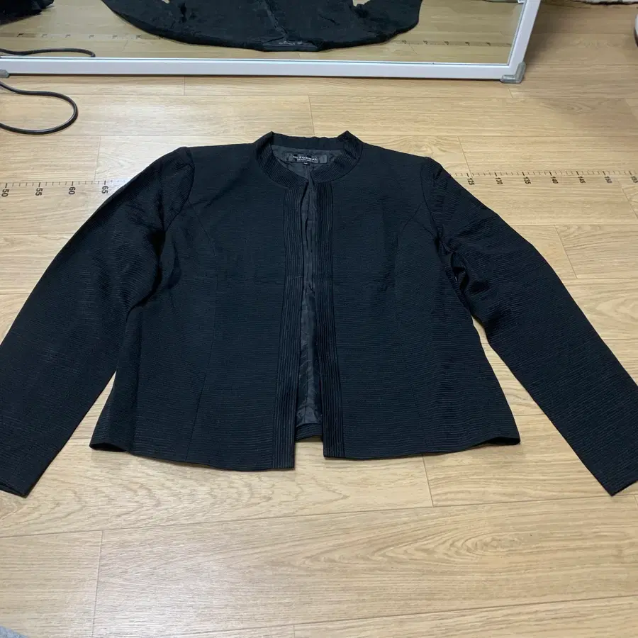 16/L)일본제 HI FORMAL BY GIVENCHY 지방시 큐프라안감 카라리스 숏 자켓