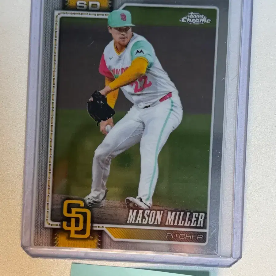 메이슨 밀러 Topps MLB 야구카드 파드리스