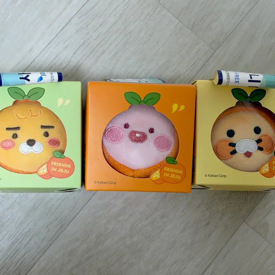 카카오프렌즈 제주 얼굴 인형 키링