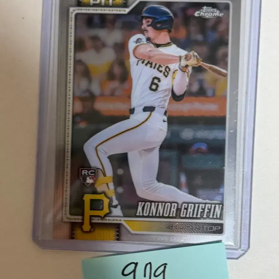 코너 그리핀 RC Topps MLB 야구카드 파이리츠