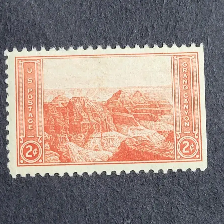 (미국우표)1932년 국립공원 시리즈(National Parks Issue) 그랜드 캐니언기념 우표Grand Canyon
