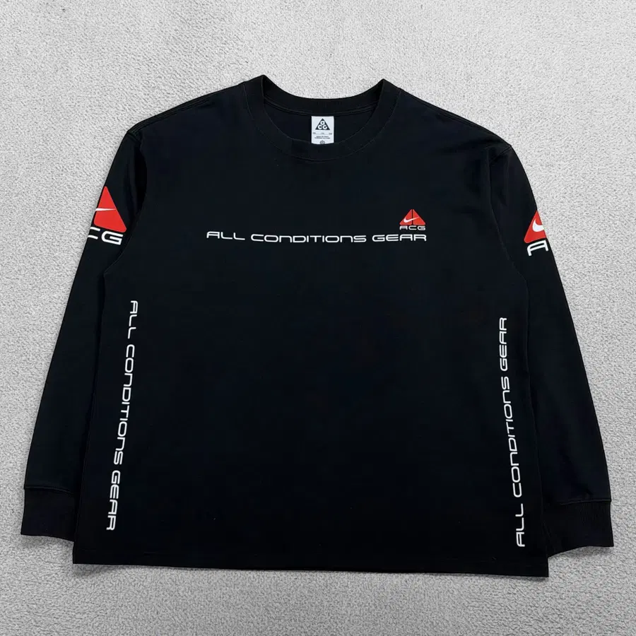 나이키 ACG 시즈널 렁스 롱슬리브 블랙