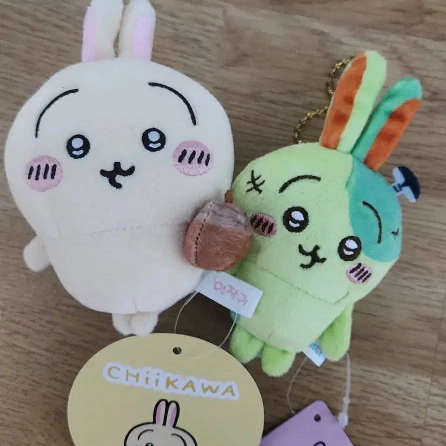 치이카와 먼작귀 우사기 스트레스볼 키링 + 좀비 키링