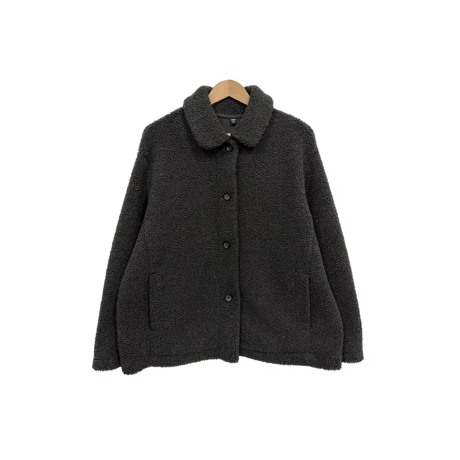 [105/XL] 유니클로 일본 빅사이즈 뽀글이 양털 후리스 카라 자켓