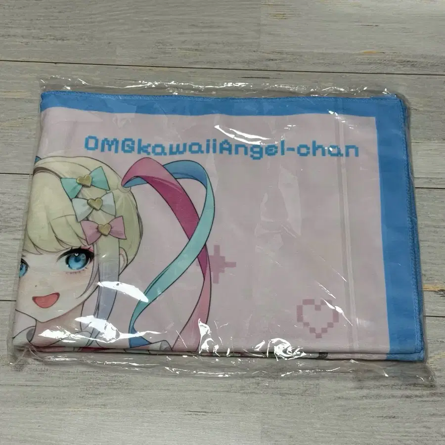 미개봉) 니디걸 오버도즈 초텐 쵸텐 초텐짱 아메짱 브이스퀘어 콜라보 카페 엠디 양면 담요