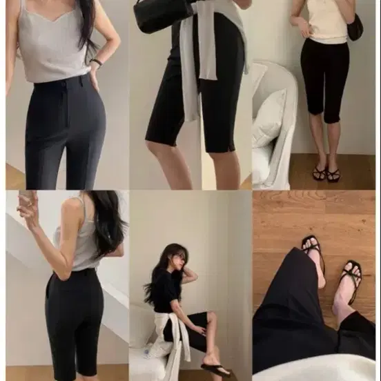 베니토 5부 카프리 팬츠