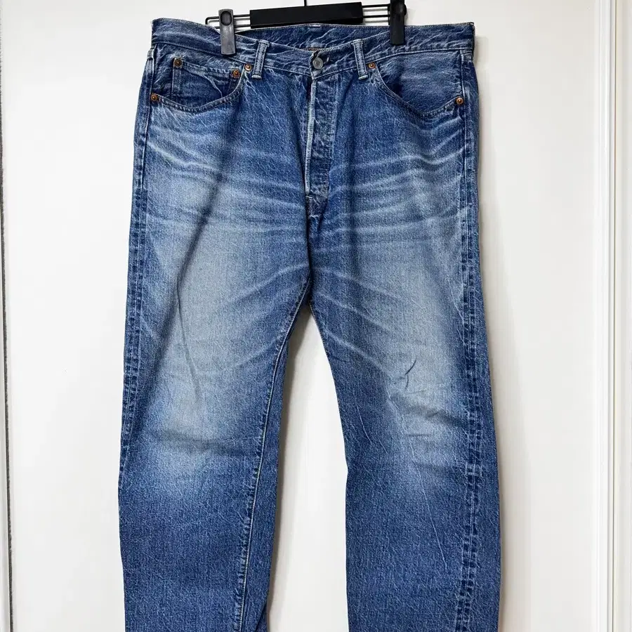 웨어하우스 LOT 2ND-HAND 1101 USED WASH LIGHT INDIGO