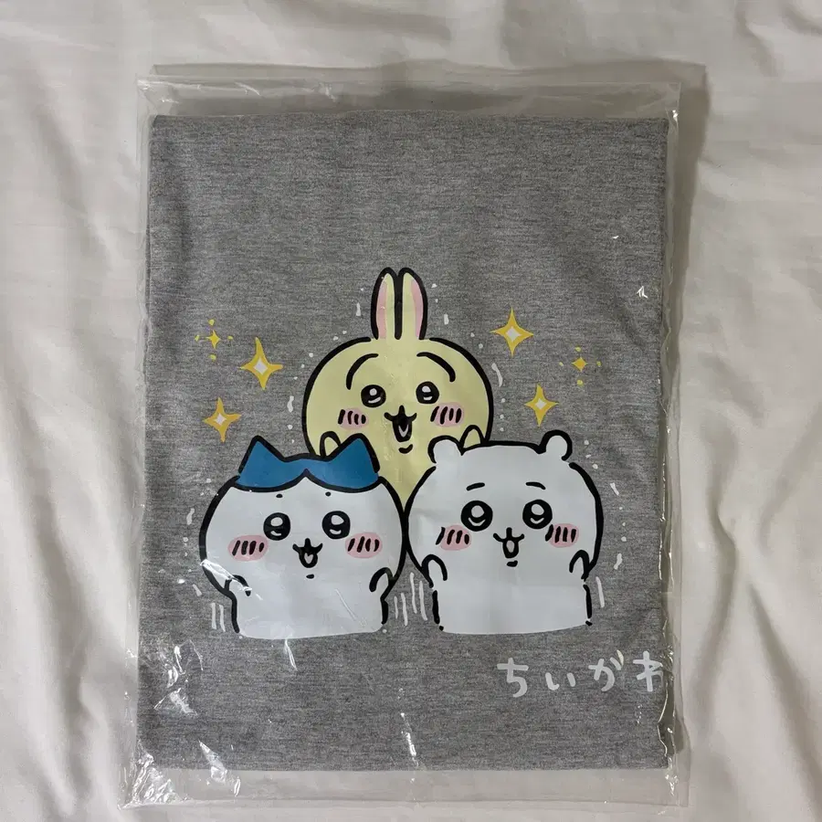 먼작귀 치이카와 티셔츠(그레이)XL